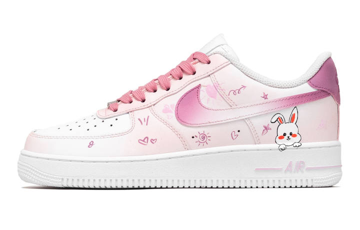 Nike Nike Air Force 1 Low top Skateboard Shoes Men's Bright Pink