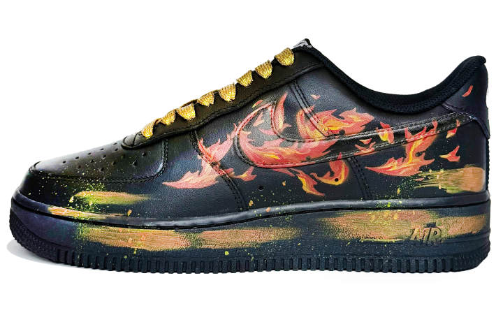 Nike Nike Air Force 1 Abrasion Resistant Low top Skateboard Shoes Men's