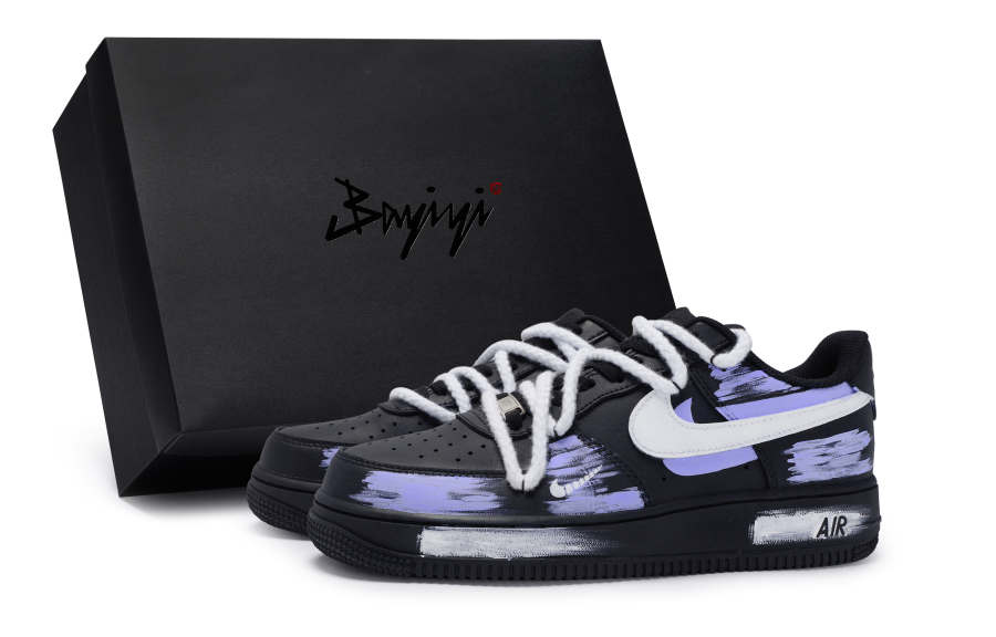 Nike Nike Air Force 1 07 811 Manufacturing, Vertebra Purple, Special Shoe Box Slip Resistant Abrasion Resistant