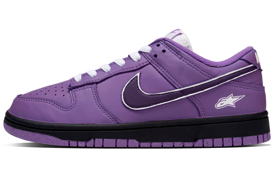 Nike Nike Dunk Purple Whirlwind Synthetic Leather Abrasion Resistant Abrasion Resistant Low top Skateboard Shoes Women's