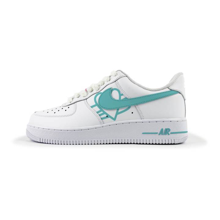 Nike Nike Air Force 1 Indulgence Slip Resistant Slip Resistant Low top Skateboard Shoes Women's White Green