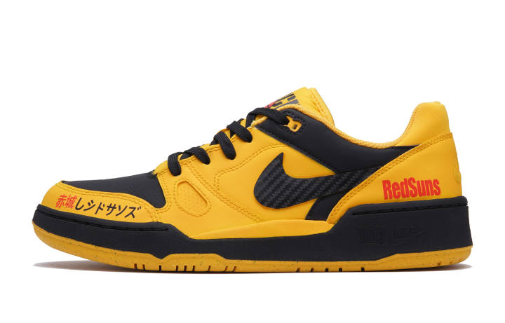 Nike Nike Full Force Banned Competition Slip Resistant Slip Resistant Low top Skateboard Shoes Men's Yellow Black