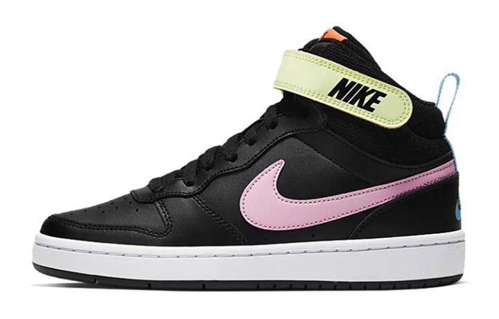 Nike Nike Court Borough Mid 2 'Black Pink Blue Fury' GS