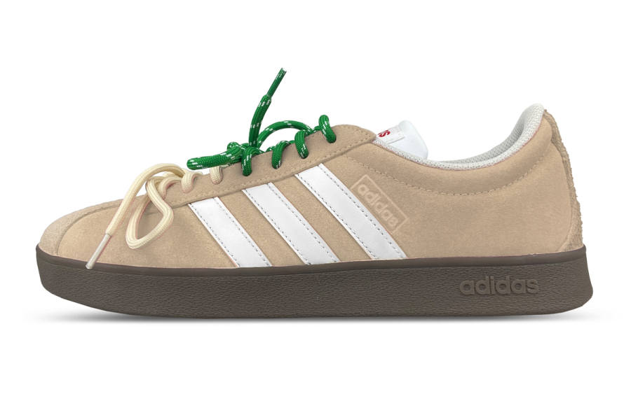 Adidas Neo VL Court 2.0 Low top Skateboard Shoes Unisex White Brown