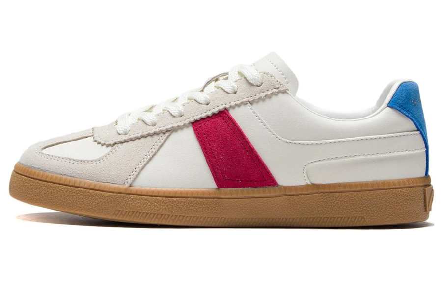 Li-Ning Li Ning Cloud Sichuan Collection Leather Vintage Abrasion Resistant, Lightweight, And Breathable Low top