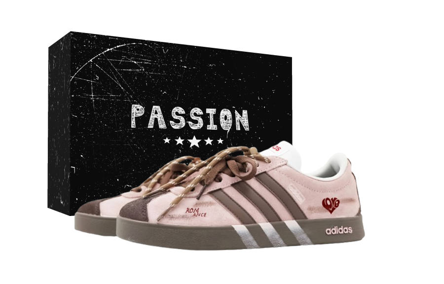 Adidas Adidas VL COURT 2.0 Lover Box Abrasion Resistant Slip Resistant Abrasion Resistant Slip Resistant Low top
