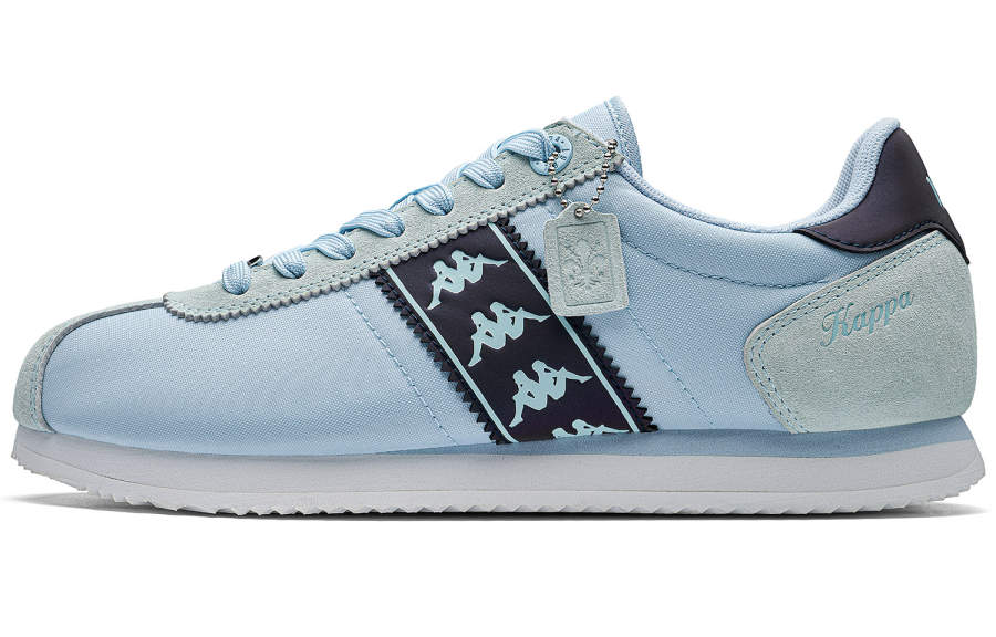 Kappa Urban Sports Back to Back Slip Resistant Abrasion Resistant Low top Skateboard Shoes Unisex Moon Sea Blue, Blue