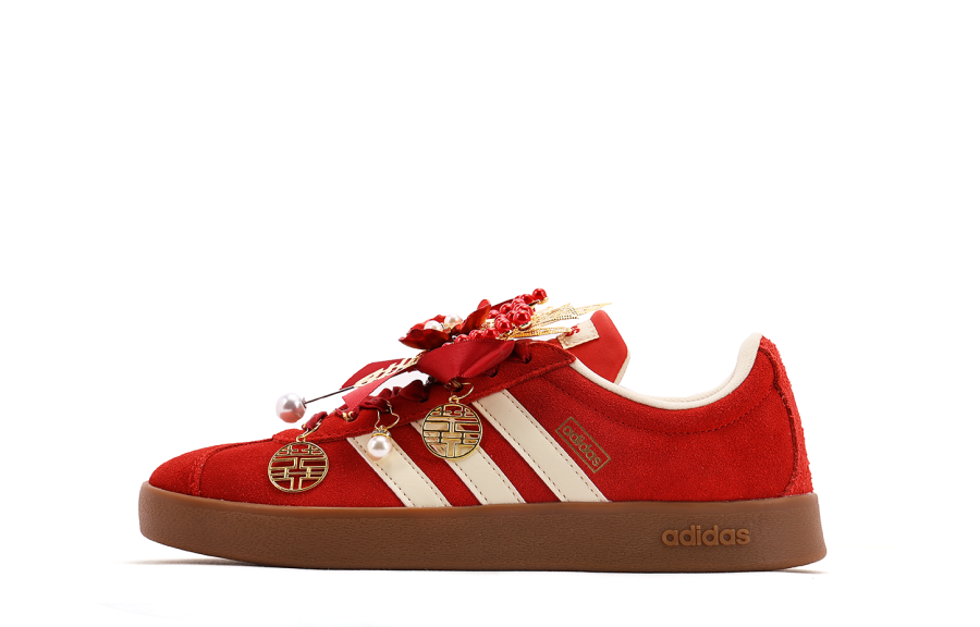 Adidas Adidas Vl Court Classic Wear resistant And Lightweight Low top Skateboard Shoes Unisex