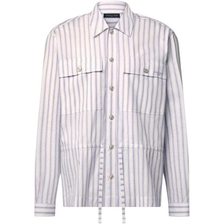 LOUIS VUITTON LOUIS VUITTON Shirts Men's White Lapel Moderate
