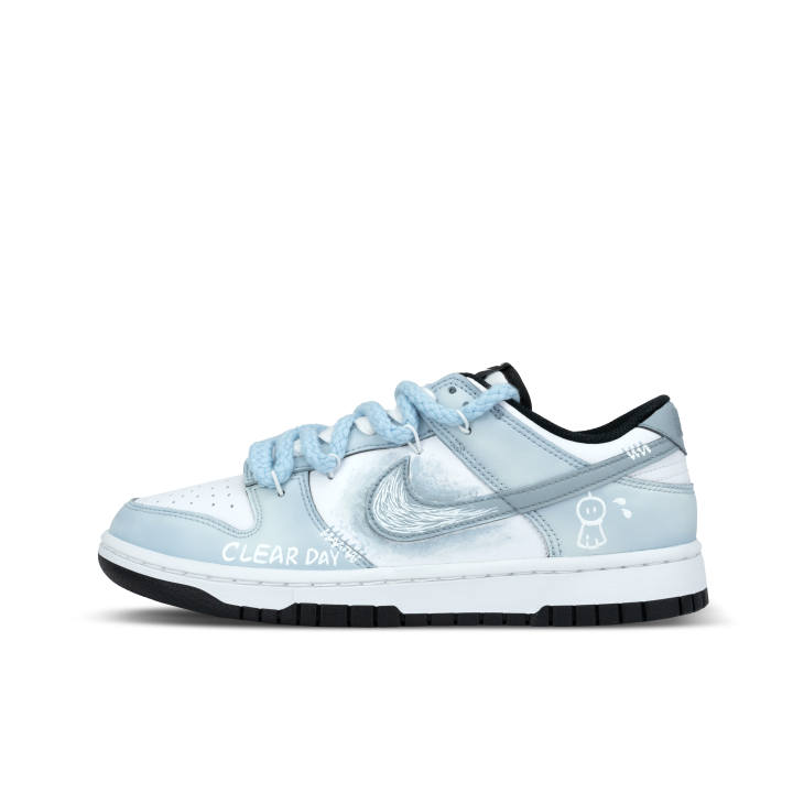 Nike Nike Dunk Dream Of Mist Low top Skateboard Shoes Unisex White Blue