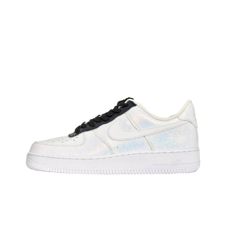 Nike Nike Air Force 1 Height Increasing Low top Skateboard Shoes Men's White Black