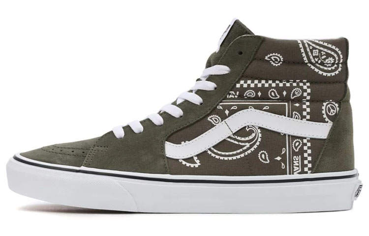 Vans Sk8 Vans-Hi 'Peace Paisley - Grape Leaf'