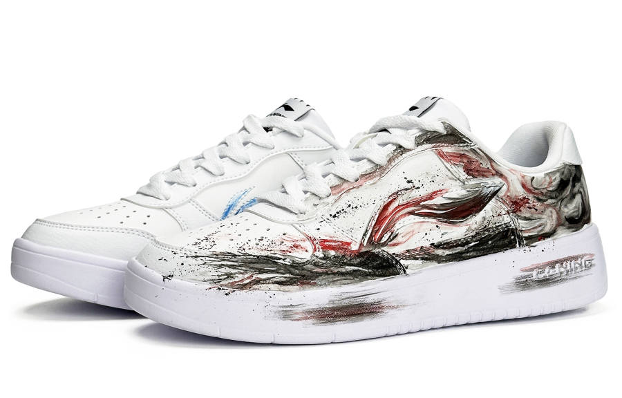 Li-Ning Li Ning Floating Boat Slip Resistant, Abrasion Resistant, Lightweight Low top Skateboard Shoes Unisex