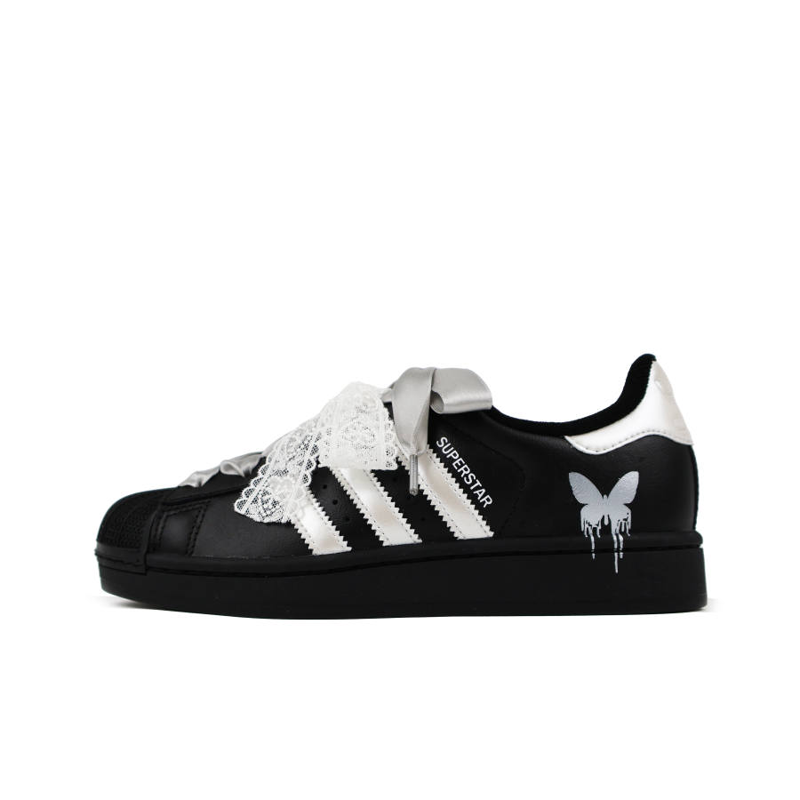 Adidas Originals SUPERSTAR Skateboard Shoes Unisex Low Top Black