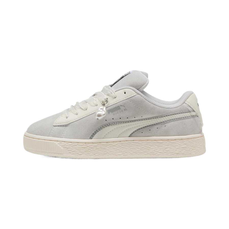 PUMA Suede XL Wear resistant And Lightweight Low top Skateboard Shoes Women's Gray