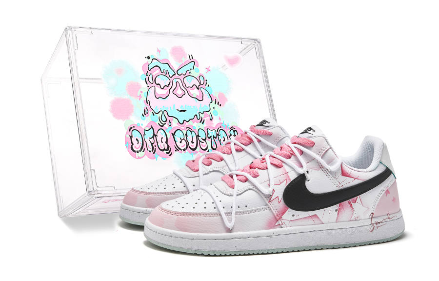 Nike Nike Court Vision 1 Box, Pink Wings Starry Quick Dry Abrasion Resistant Balance Quick Dry Abrasion Resistant Balance