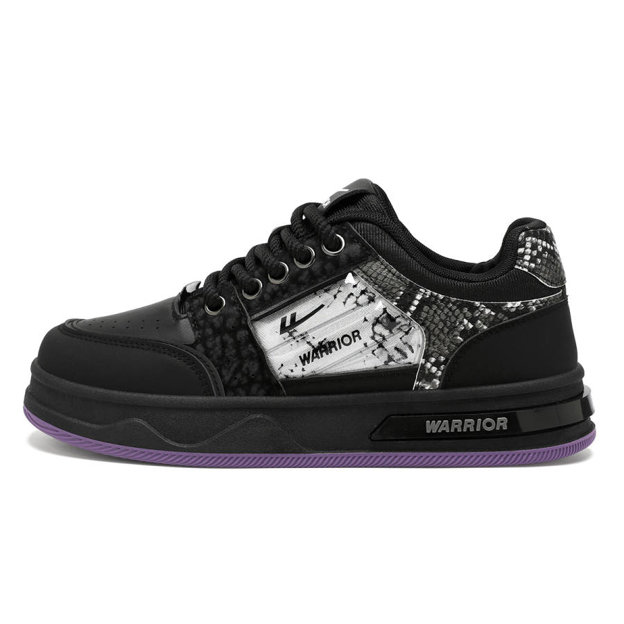 WARRIOR WARRIOR Skateboard Shoes Men's Low Top Beige Gray/Black