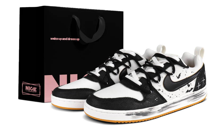 Nike Nike Court Borough Abrasion Resistant Abrasion Resistant Low top Skateboard Shoes Men's White Black