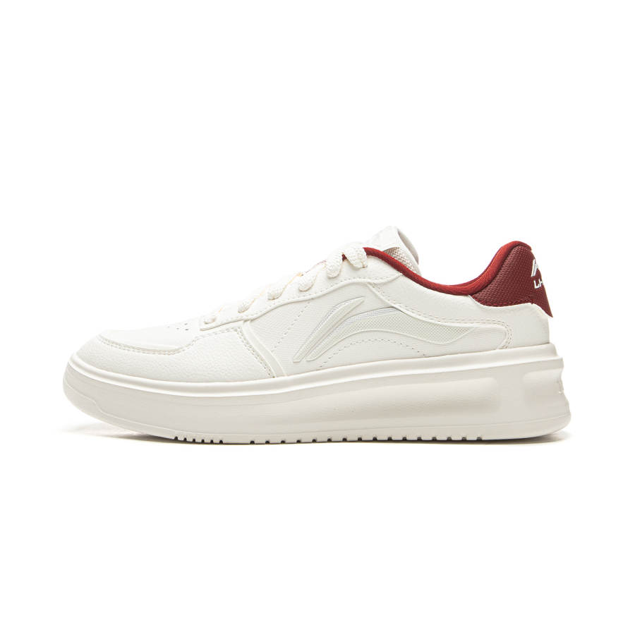 Li-Ning Li Ning Lantern Festival Synthetic Leather Coverage Breathable Low top Skateboard Shoes Women's