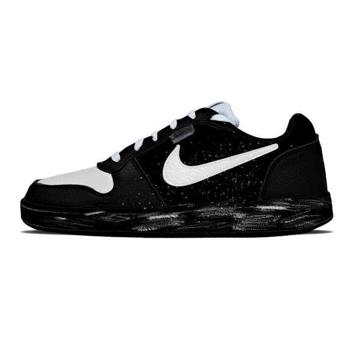 Nike Nike EBERNON Night And Day Abrasion Resistant Low top Skateboard Shoes Men's Black