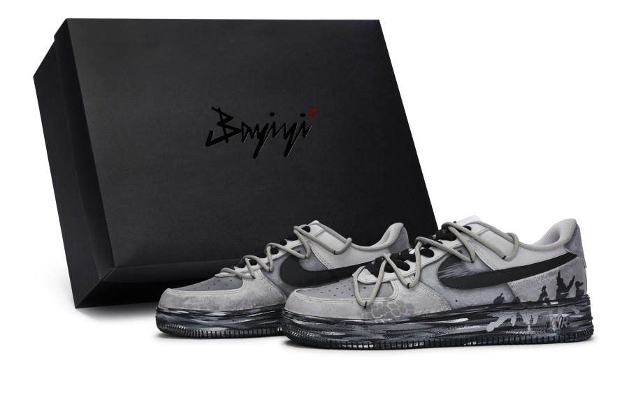Nike Nike Air Force 1 811 Manufacturing, Collapse Continent, Special Shoe Box Slip Resistant Slip Resistant Low top