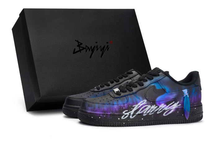 Nike Nike Air Force 1 07 811 Manufacturing, Eternal Night Galaxy Purple, Special Shoe Box Slip Resistant Abrasion Resistant