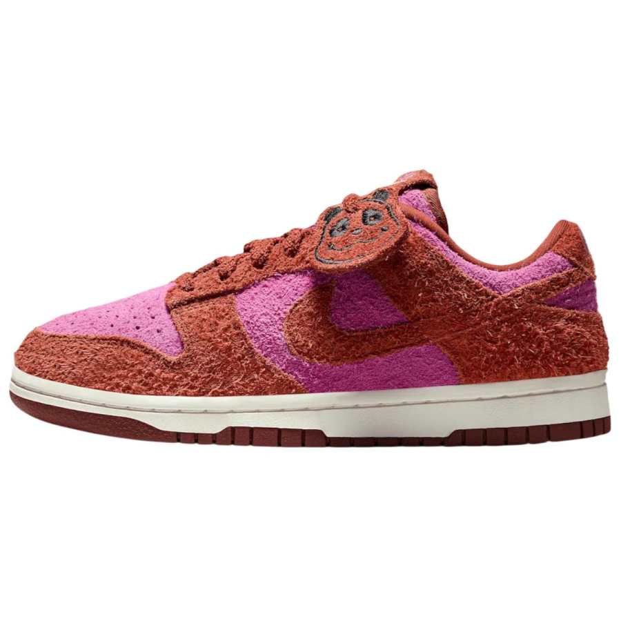 Nike Nike Dunk Low top Skateboard Shoes Women's Red Pink