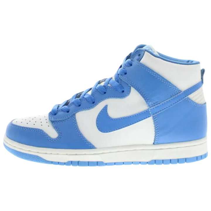Nike Nike Dunk High top Skateboard Shoes Unisex White Blue