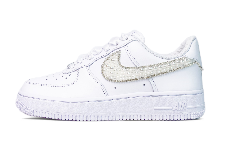 Nike Nike Air Force 1 Abrasion Resistant Low top Skateboard Shoes Women's White