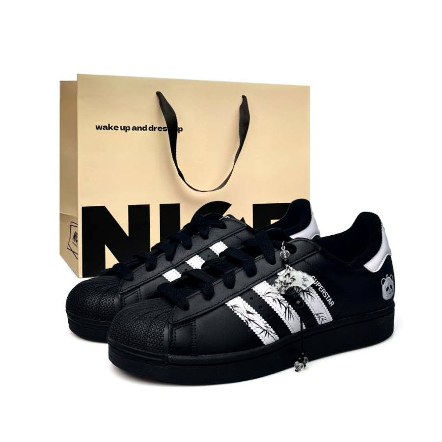 Adidas Originals Superstar 2 Special Shopping Bag, Bamboo Grace Fresh Air Intake Low top Skateboard Shoes Unisex