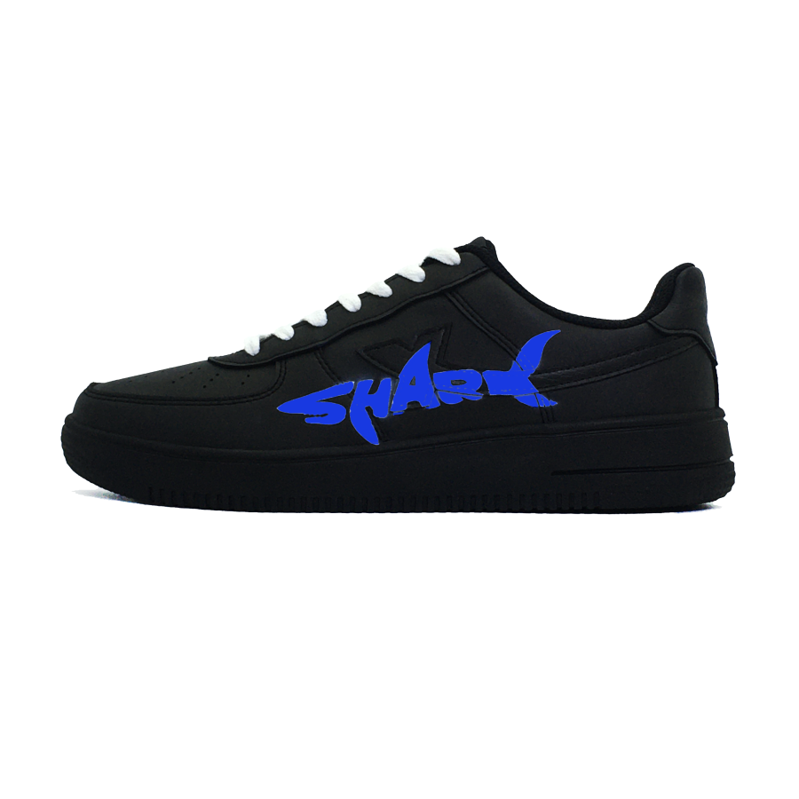 XTEP Air Force 1 Blue Shark Synthetic Leather Slip Resistant Abrasion Resistant Low top Skateboard Shoes Men's