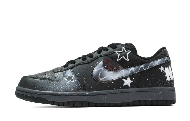 Nike Nike Big Low Lux Dark Galaxy, Trendy, Graffiti, Handsome Abrasion Resistant Low top Skateboard Shoes Men's Black