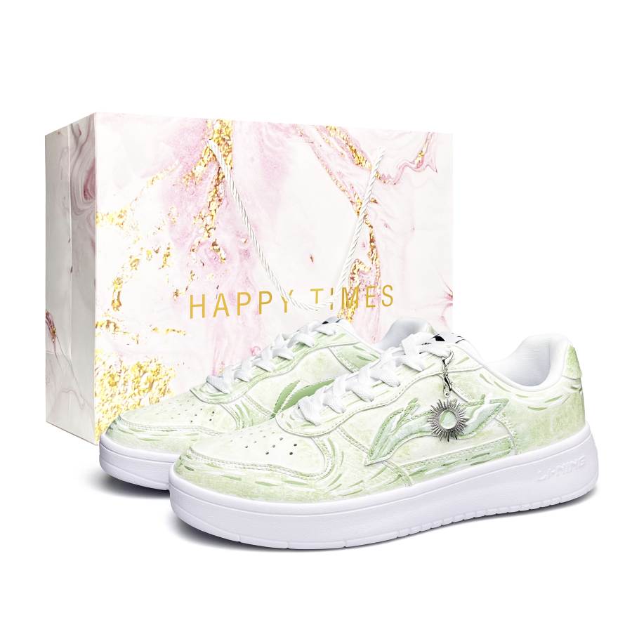Li-Ning Li Ning Floating Boat Cushioning Abrasion Resistant Lightweight Breathable Slip Resistant Low top Skateboard Shoes