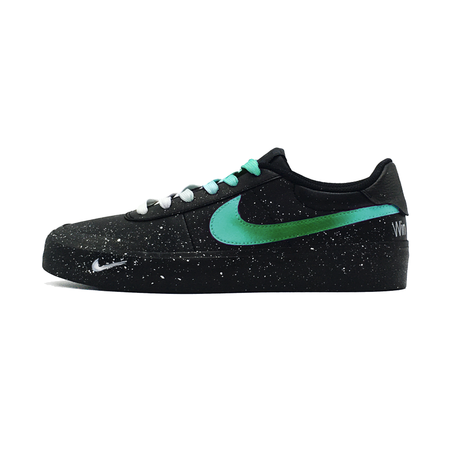 Nike Nike Court Shot Cyan Wheat Wear resistant And Lightweight Low top Skateboard Shoes Unisex Black