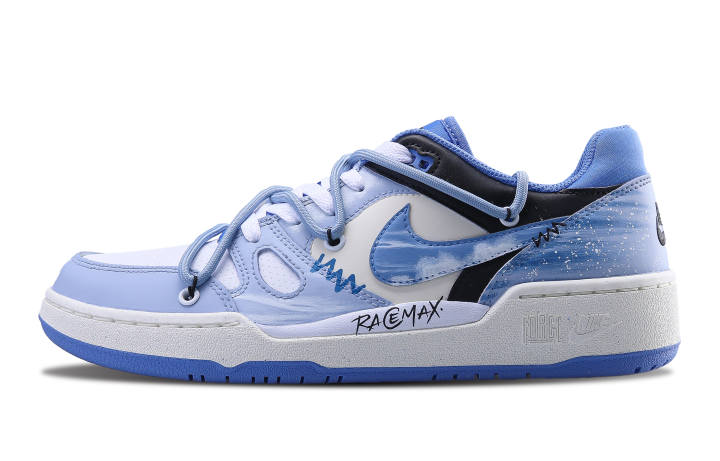Nike Nike Full Force Low top Skateboard Shoes Men's Blue White