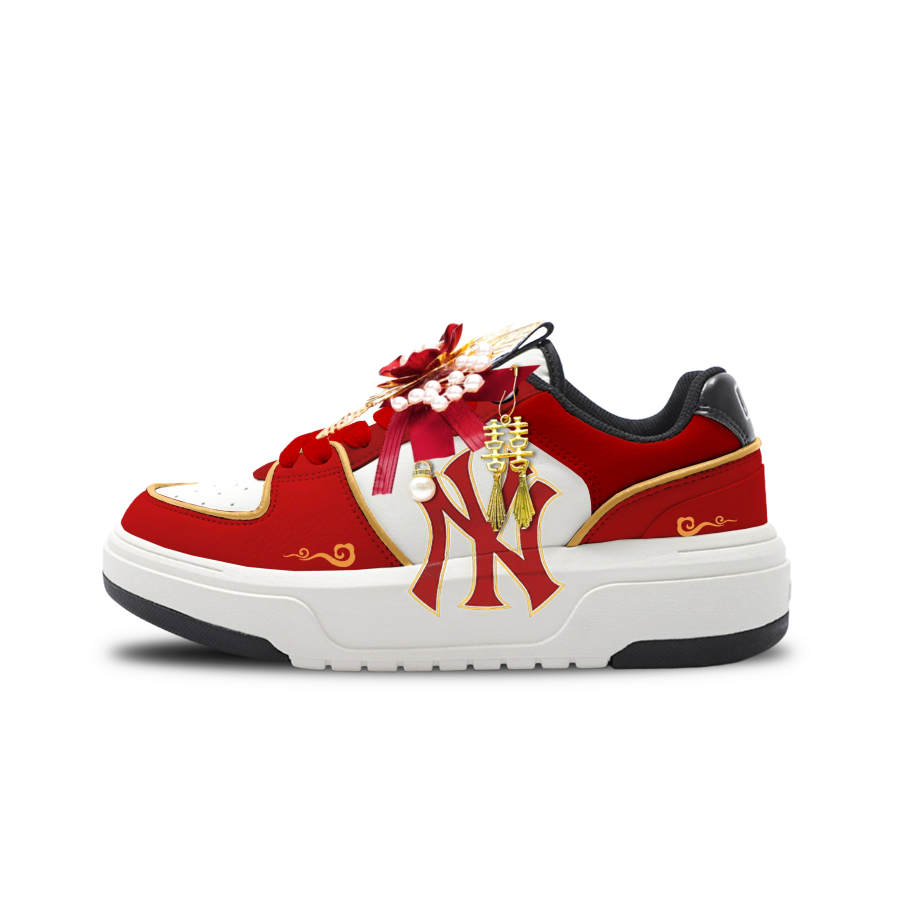 MLB MLB Chunky Liner Low top Skateboard Shoes Unisex Red White