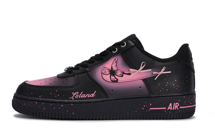 Nike Nike Air Force 1 Skateboard Shoes Unisex Low Top Rose Red