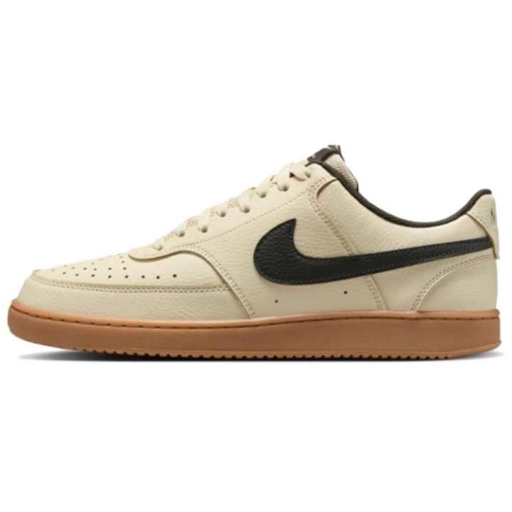 Nike Nike Court Vision Breathable Low top Skateboard Shoes Men's Beige Brown
