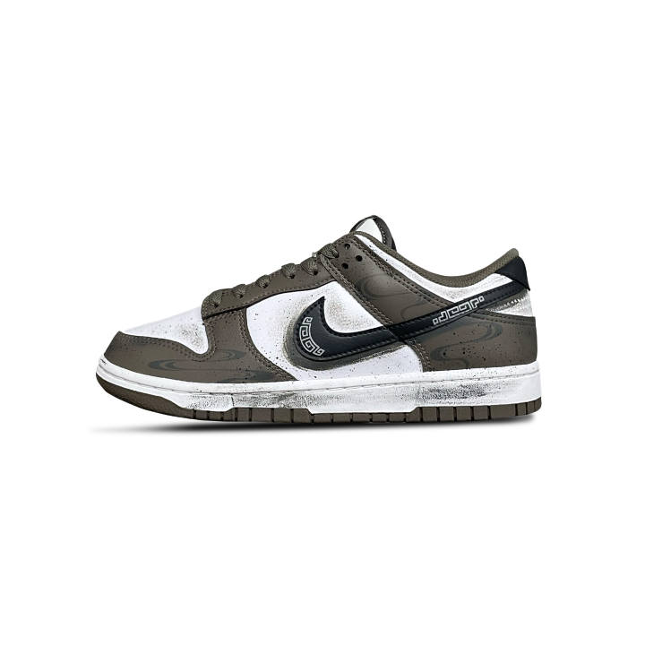 Nike Nike Dunk Tower Rabbit Abrasion Resistant Slip Resistant Low top Skateboard Shoes Men's Brown
