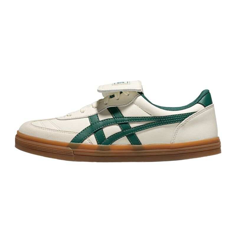 Asics Aaron Low top Skateboard Shoes Unisex Beige Green