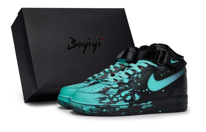Nike Nike Air Force 1 811 Manufacturing, Special Shoe Box Slip Resistant Abrasion Resistant Mid top Skateboard Shoes Unisex