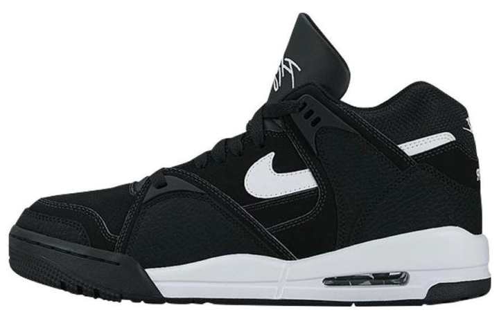 Nike Nike Air Bound 2 Cushioning Abrasion Resistant Cushioning, Wear Resistant Mid top Skateboard Shoes Men's Black