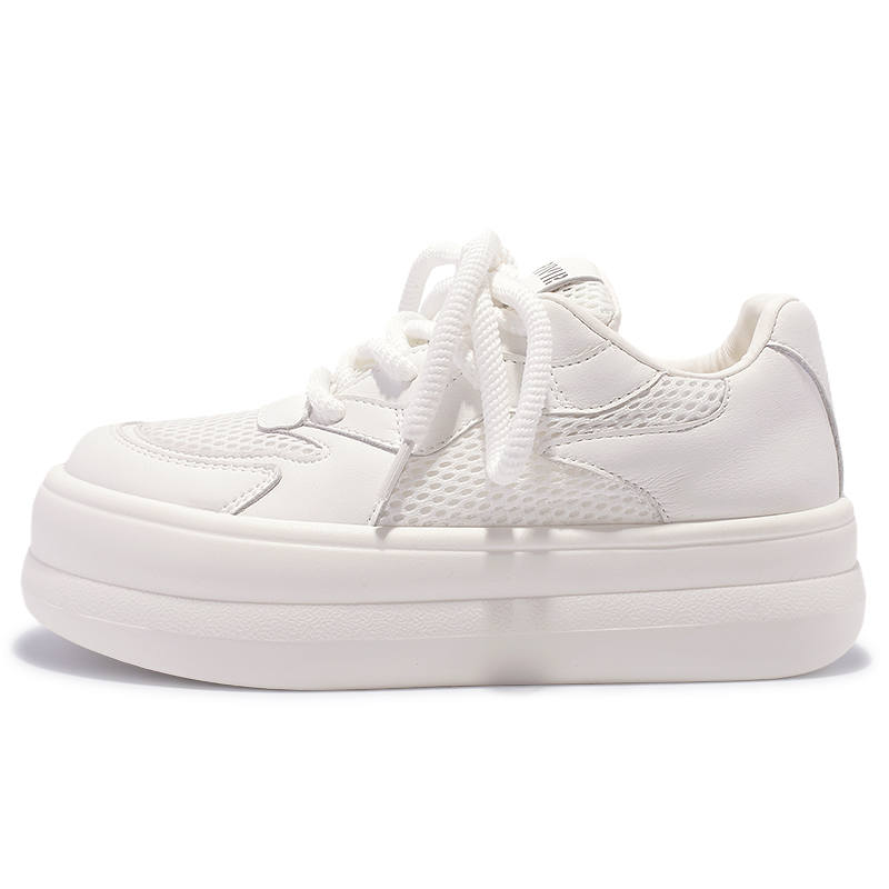 JIONGSEN Slip Resistant Abrasion Resistant Low top Skateboard Shoes Women's Beige