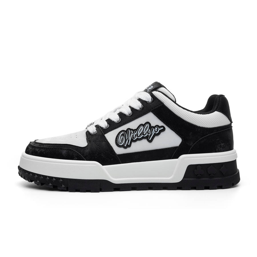 JEEP SPIRIT Darth Vader Cushioning Height Increasing Abrasion Resistant Breathable Lightweight Low top Skateboard Shoes