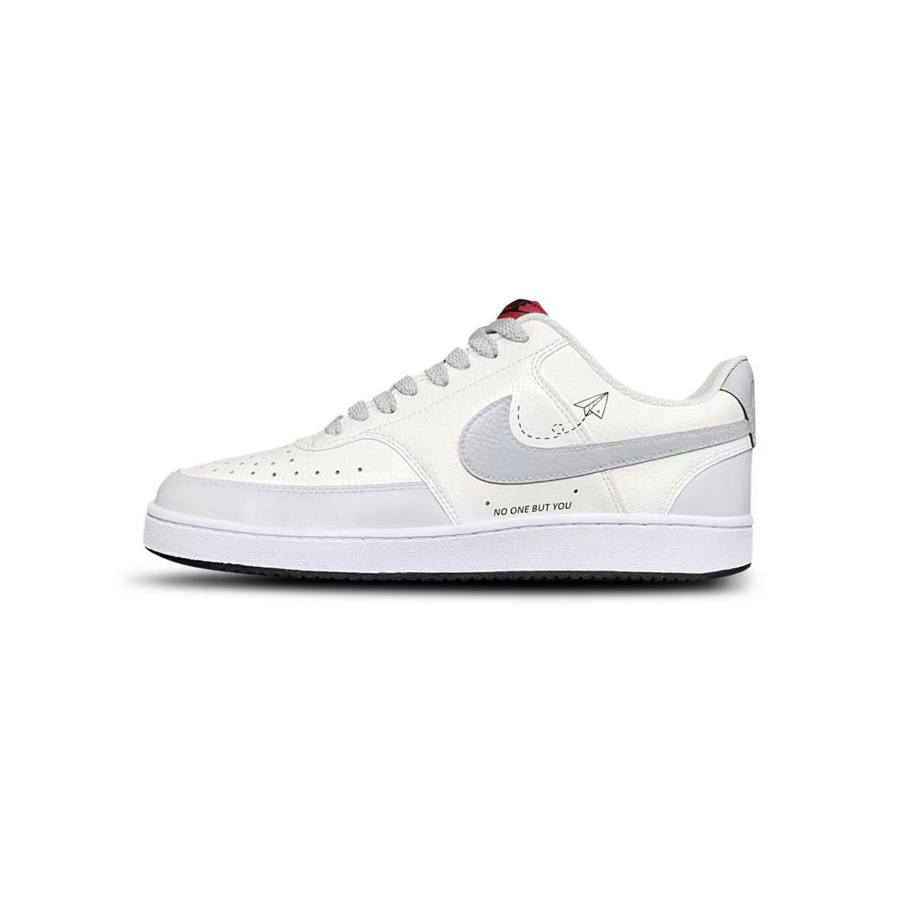Nike Nike Court Vision 1 Tower Rabbit Cushioning, Wear Resistant Low top Skateboard Shoes Men's Gray White