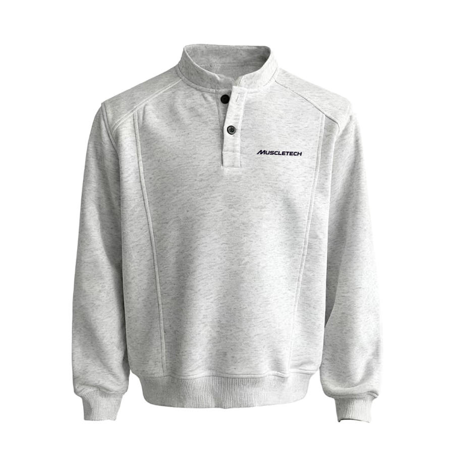 MUSCLETECH MUSCLETECH Sweatshirts Unisex Henry Collar Thickened Regular