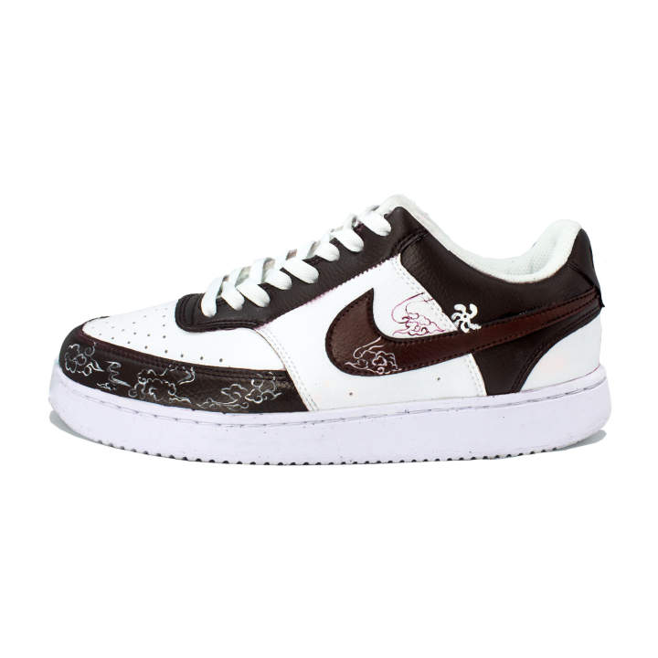 Nike Nike Court Vision 1 Low top Skateboard Shoes Unisex Red White