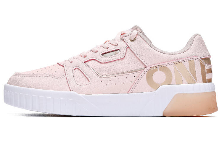 361° Abrasion Resistant Breathable Abrasion Resistant Breathable Low top Skateboard Shoes Women's Pink Gold