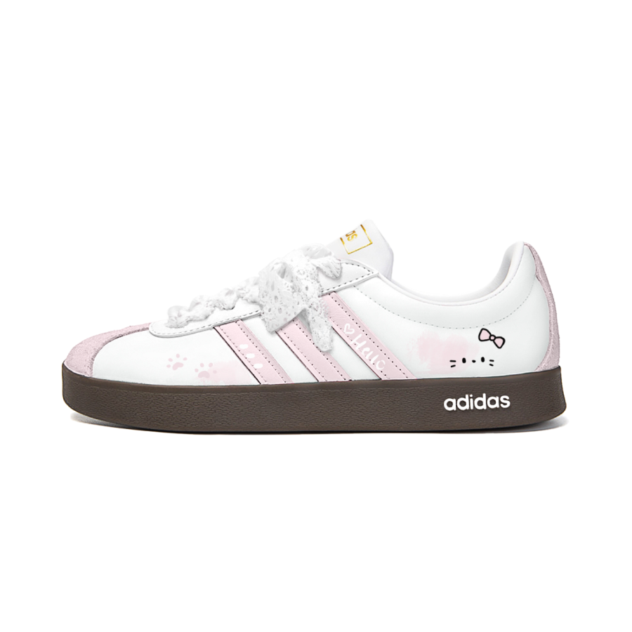 Adidas Adidas Vl Court Classic Star Joy Manufacturing, Gummies Bean Cushioning Abrasion Resistant Cushioning, Wear Resistant