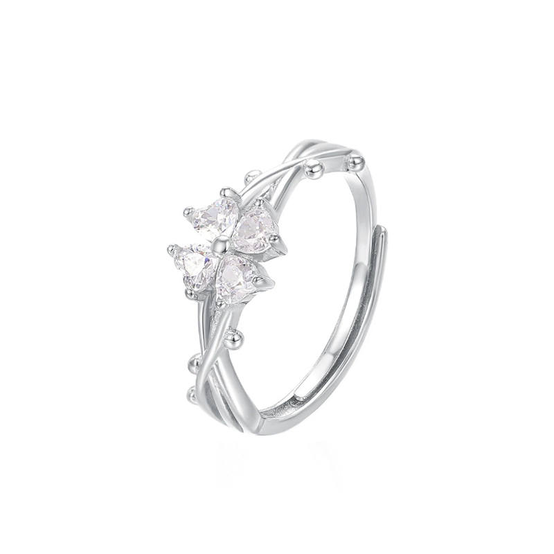 Barbie 925 Sterling Silver Synthetic Cubic Zirconia Rings Women's